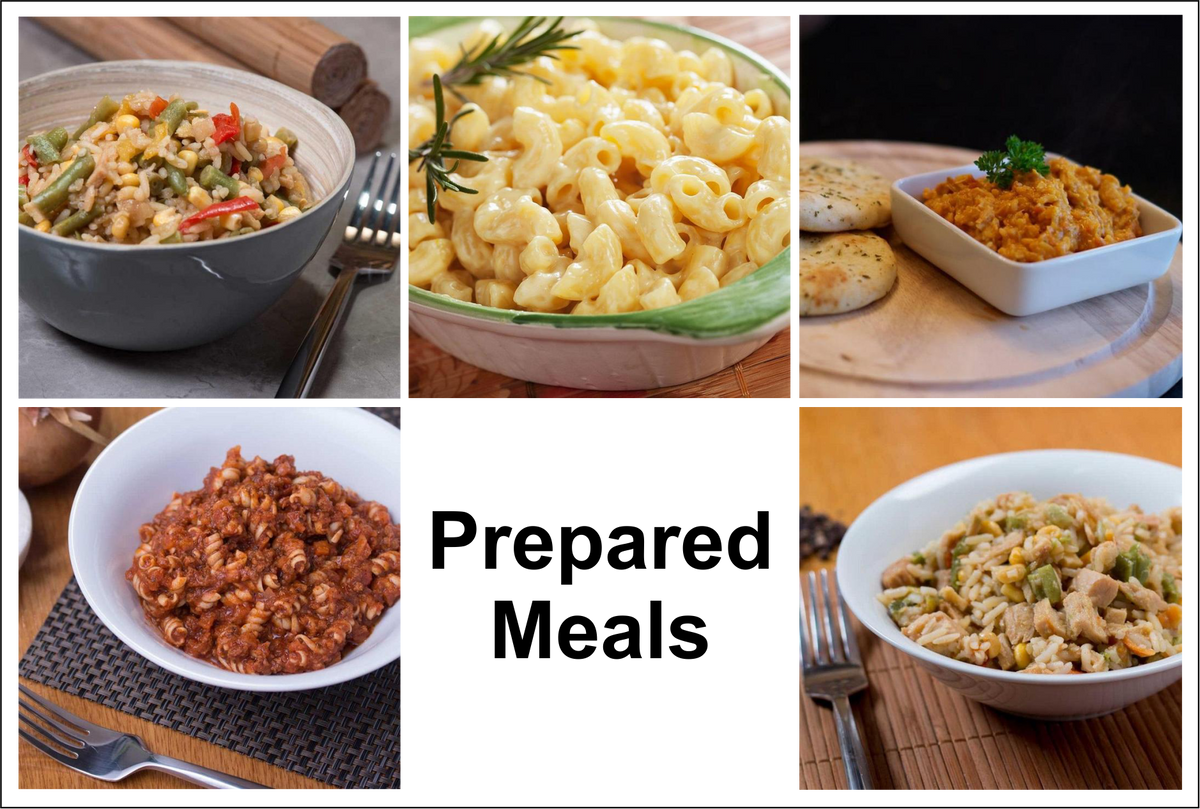 Prepared Freeze Dried Meals Food Bunker