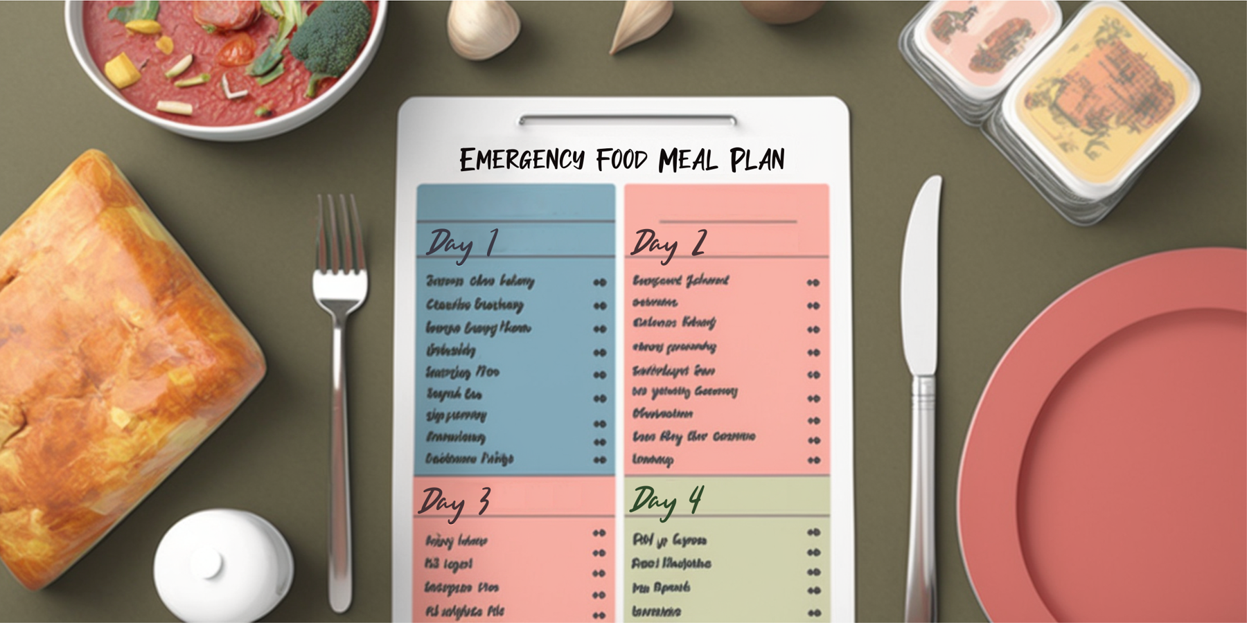 Meal Planning for Long-Term Emergency Situations